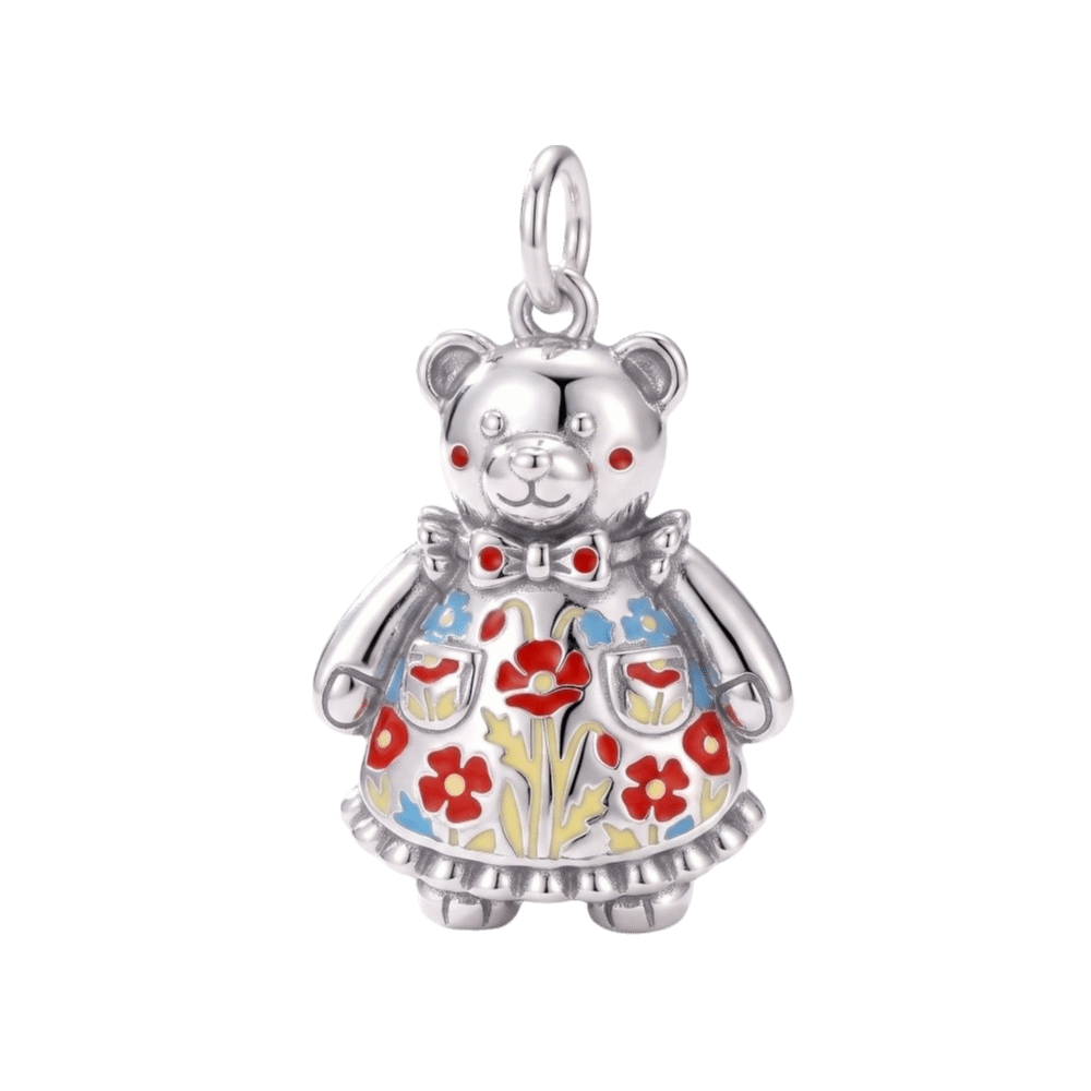 Jewelry Making London - Edelstahl-Cartoon-Anhänger im britischen Stil, Emaille-Material, Schmuckherstellung,