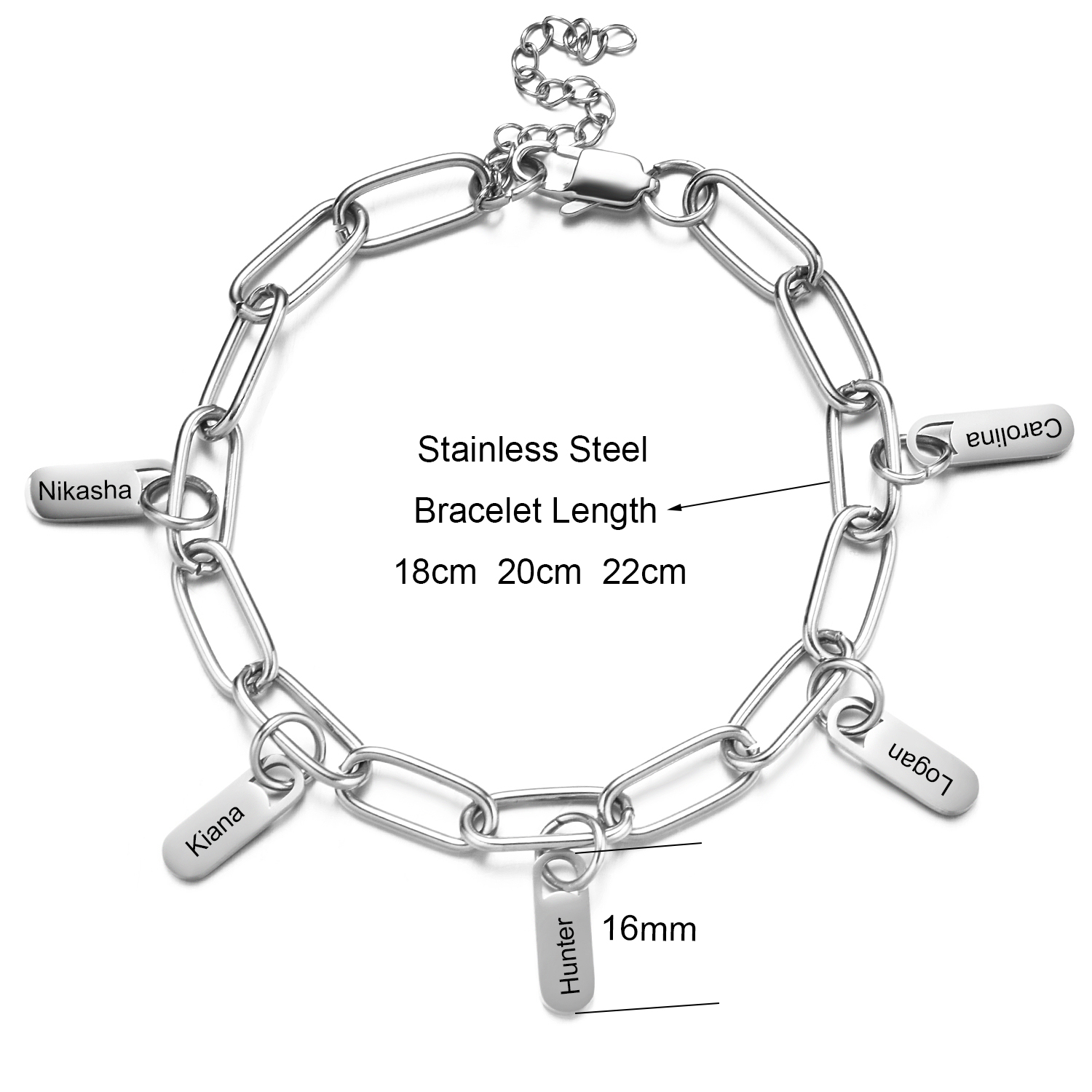 Edelstahl-Schmuck, Rory-Ketten – Lobster Clasp Silver Bewertung und Preis