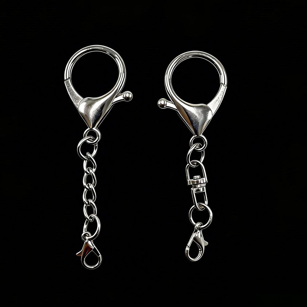 10 Stück silberfarbene große K – Lobster Clasp Silver Bewertung und Preis